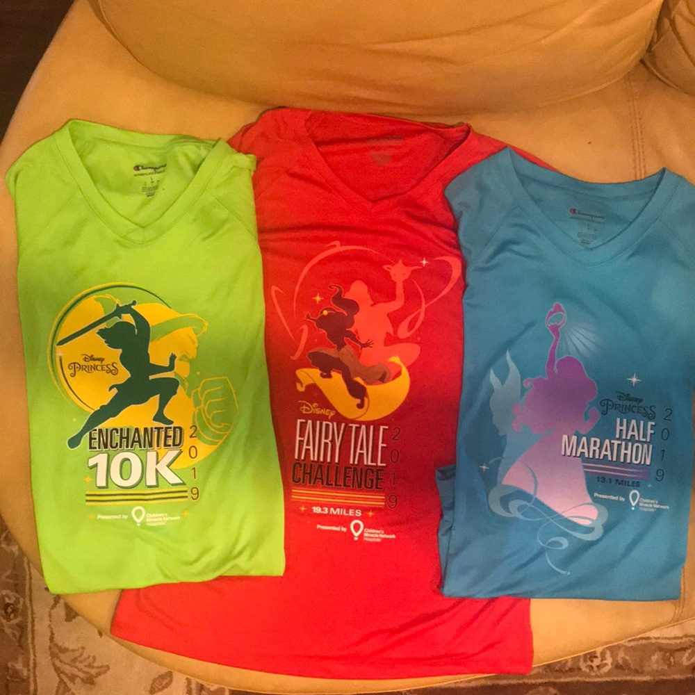 Disney Princess Race Shirts